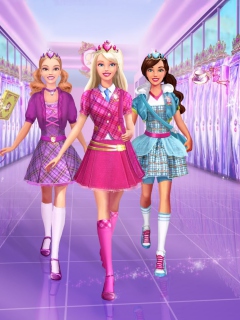 Screenshot №1 pro téma Barbie Dolls 240x320