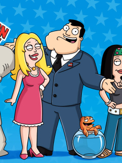 Обои American Dad 240x320