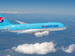 Screenshot №1 pro téma Korean Air flight Airbus 320x240