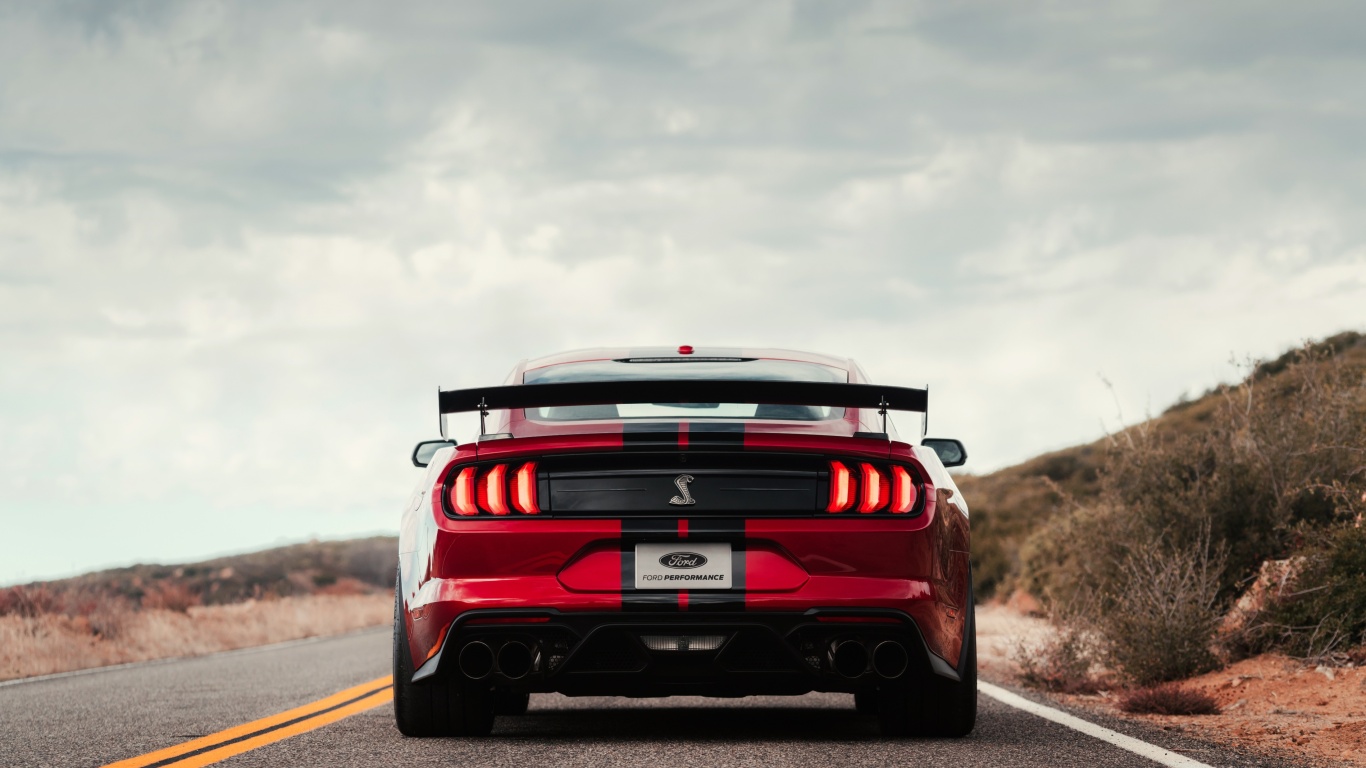 Das Mustang Shelby GT500 Wallpaper 1366x768