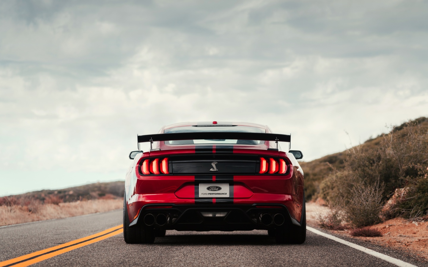 Sfondi Mustang Shelby GT500 1440x900