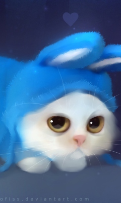 Screenshot №1 pro téma Cute Bunny Illustration 240x400