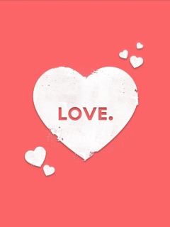 Das Love Heart Wallpaper 240x320