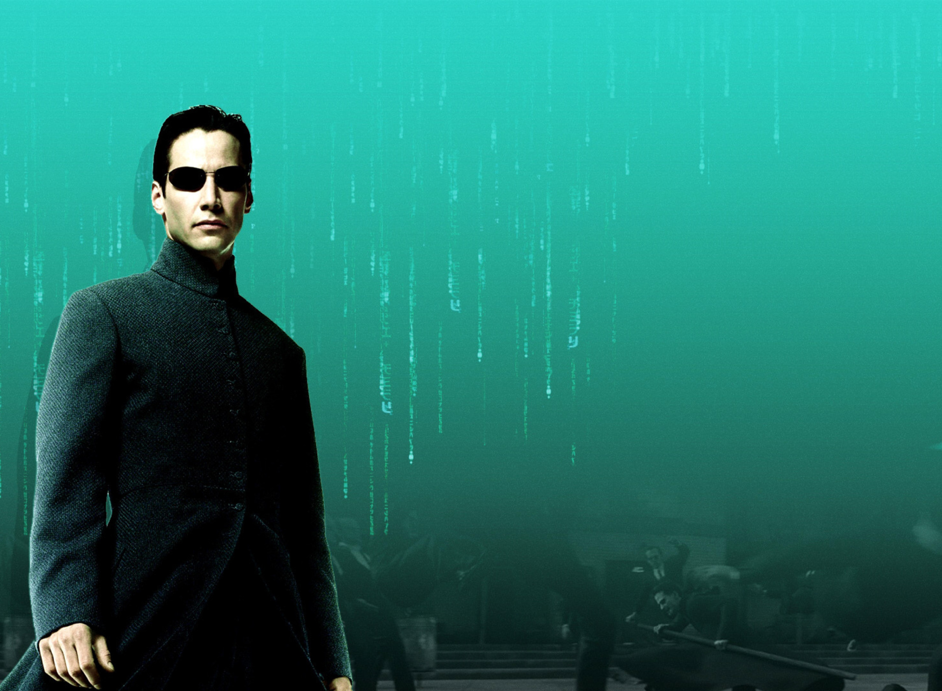 Fondo de pantalla Thomas Anderson Neo in Matrix 1920x1408