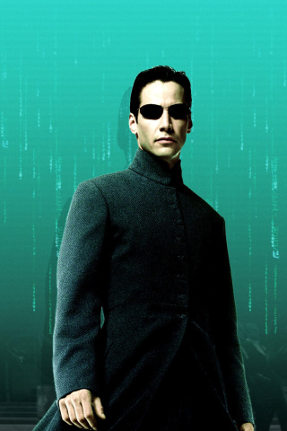 Thomas Anderson Neo in Matrix screenshot #1 320x480