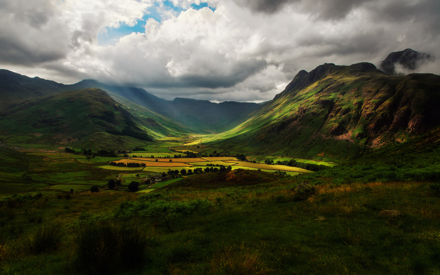 Fondo de pantalla Green Hills Of England 1440x900