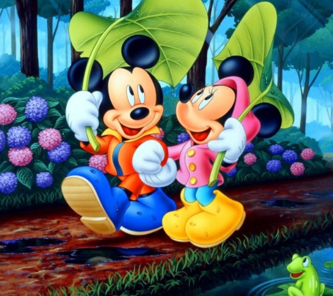 Mickey And Minnie Mouse wallpaper 1080x960