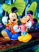 Screenshot №1 pro téma Mickey And Minnie Mouse 132x176