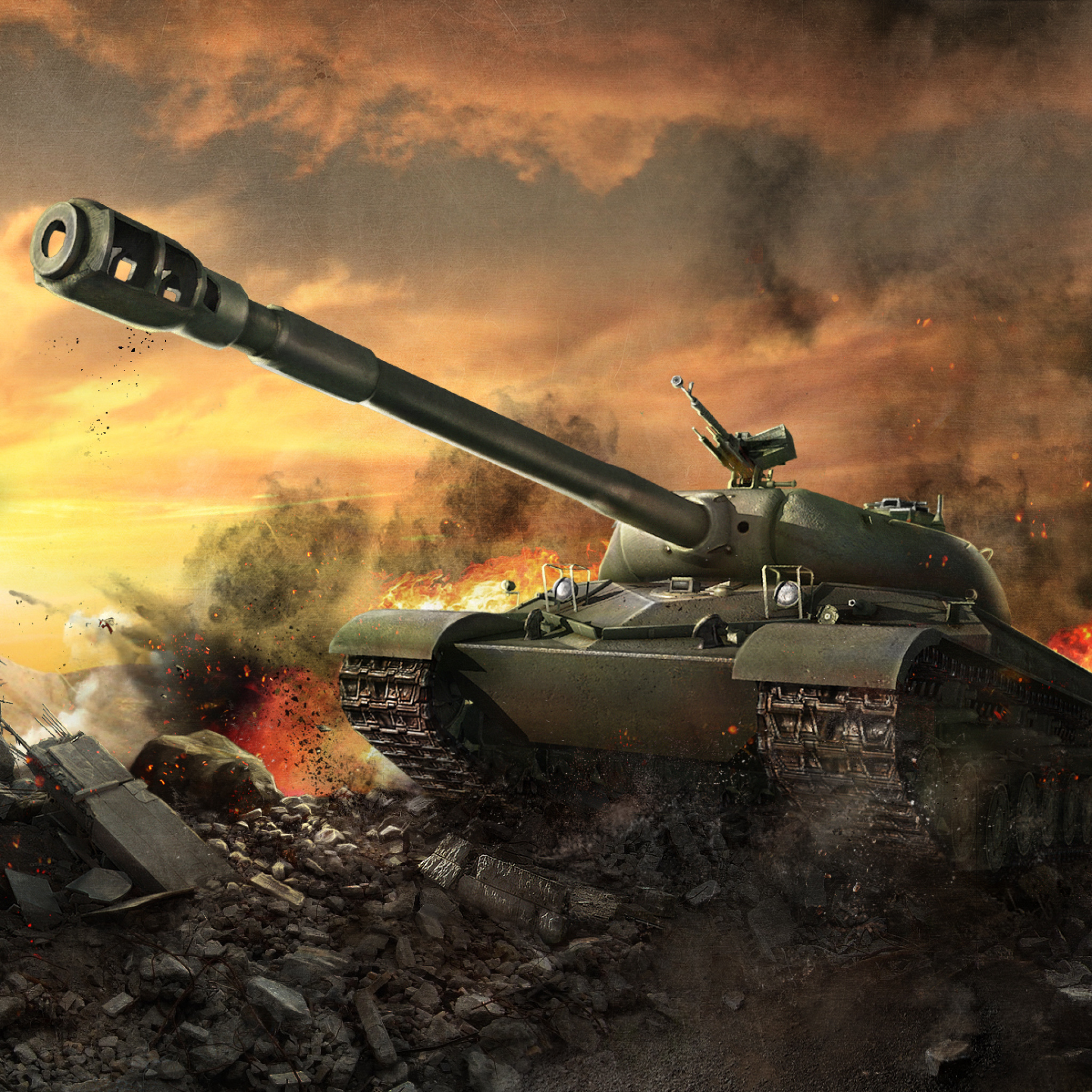 Das World of tanks - WZ 111 Wallpaper 2048x2048