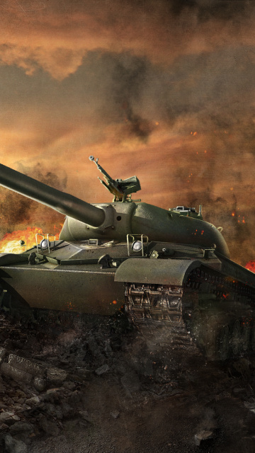 Fondo de pantalla World of tanks - WZ 111 360x640