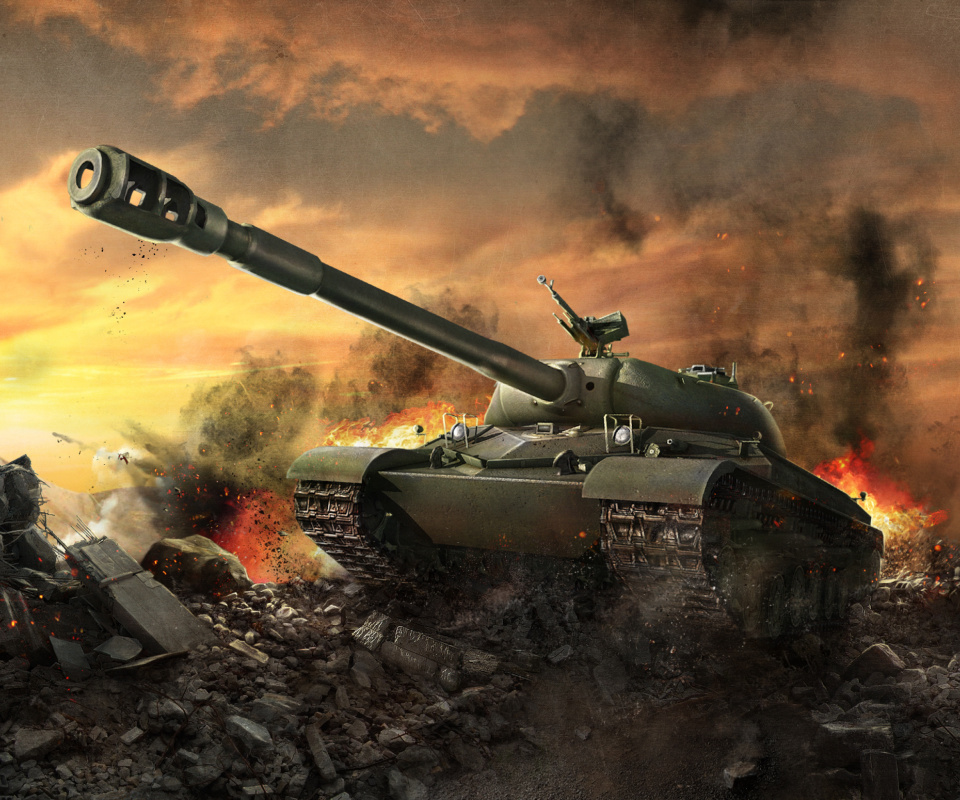 World of tanks - WZ 111 wallpaper 960x800