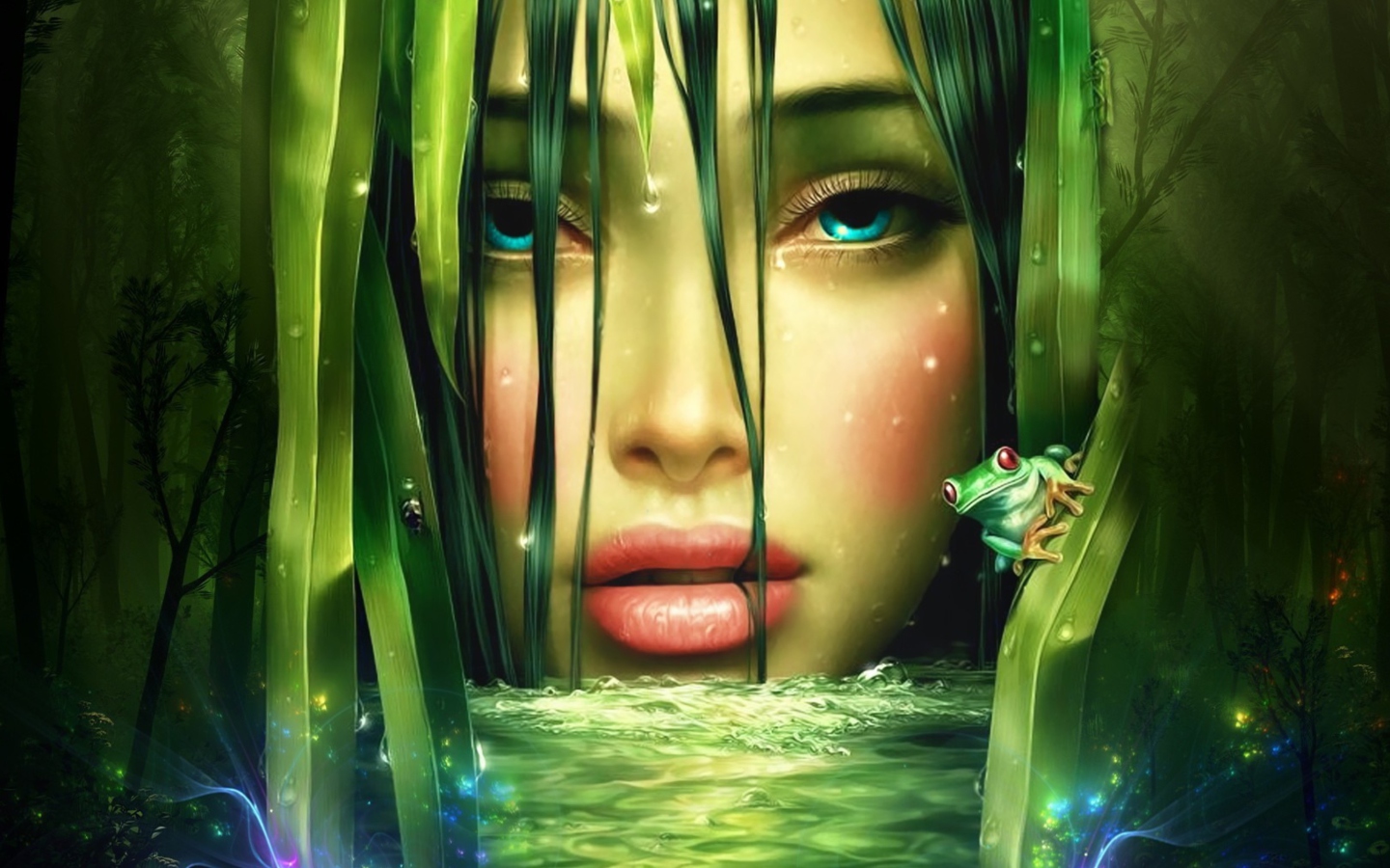 Screenshot №1 pro téma Lake Fairy 1440x900