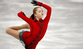 Yulia Lipnitskaya Champion In Sochi 2014 Winter Olympics - Obrázkek zdarma pro Samsung Galaxy S4