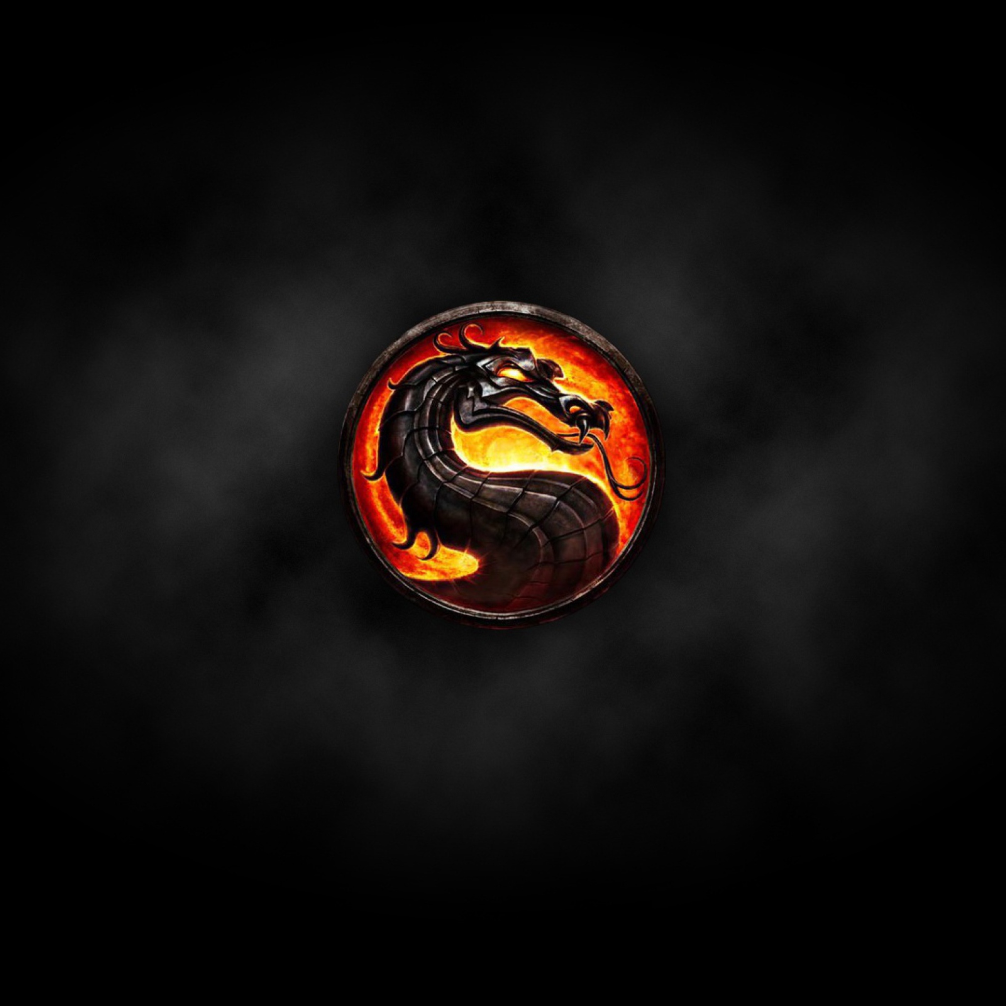 Fondo de pantalla Mortal Kombat Logo 2048x2048