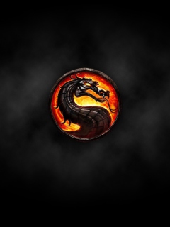 Sfondi Mortal Kombat Logo 240x320