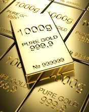 Fondo de pantalla Pure Gold 176x220