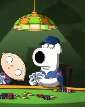 Sfondi Family Guy Poker 176x220