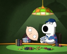 Fondo de pantalla Family Guy Poker 220x176