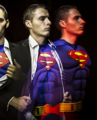 Superman - Obrázkek zdarma pro Nokia Asha 308