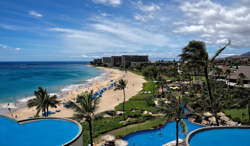 Fondo de pantalla Hawaii Boutique Luxury Hotel with Spa and Pool 1024x600