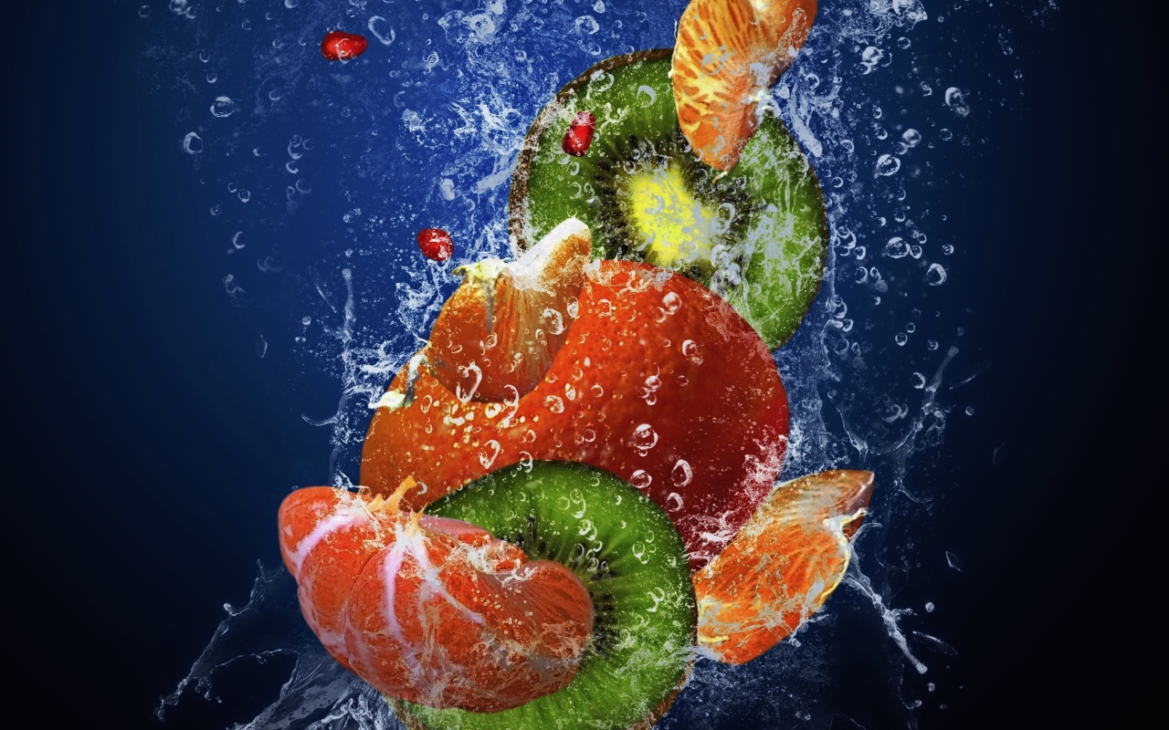 Das Fresh Fruit Cocktail Wallpaper 1280x800