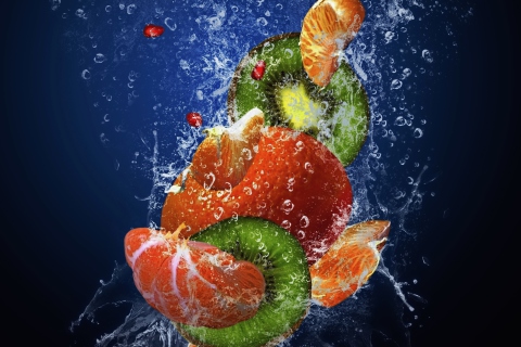 Screenshot №1 pro téma Fresh Fruit Cocktail 480x320