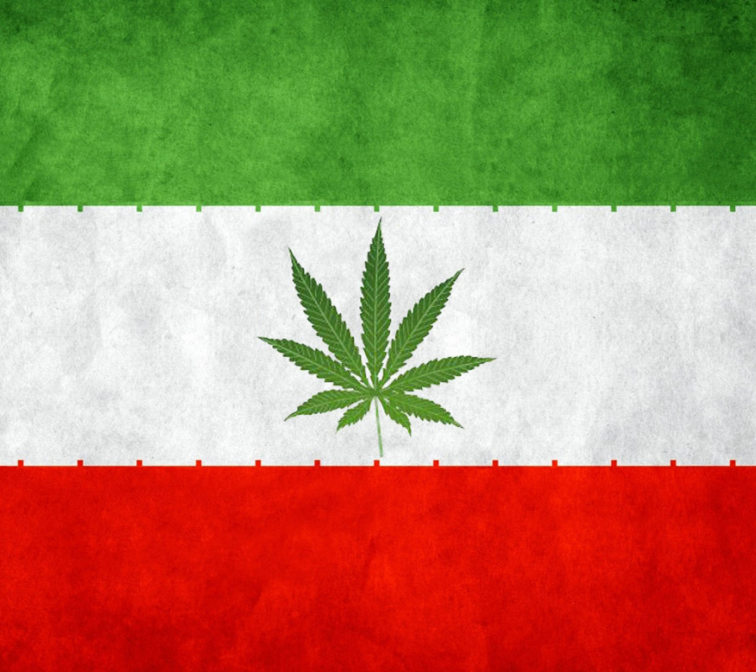 Fondo de pantalla Iran Weeds Flag 1080x960