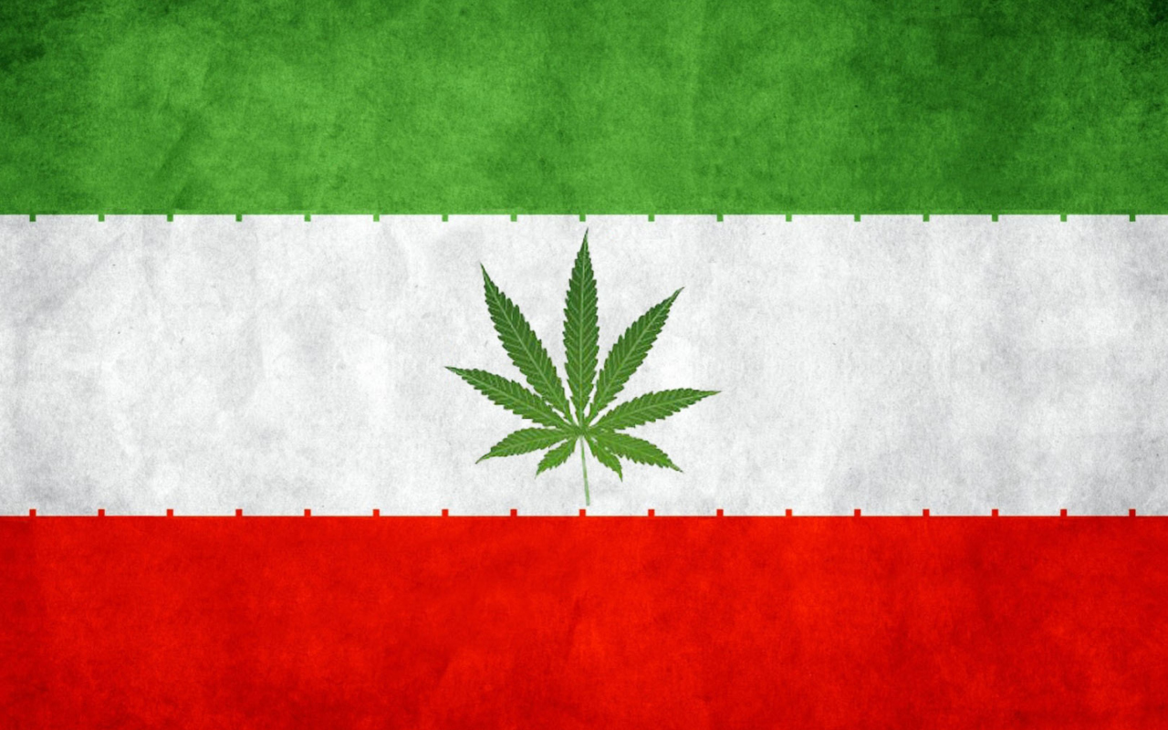 Screenshot №1 pro téma Iran Weeds Flag 1280x800
