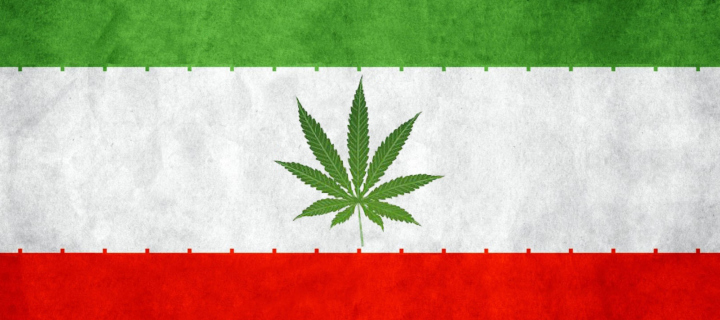 Sfondi Iran Weeds Flag 720x320