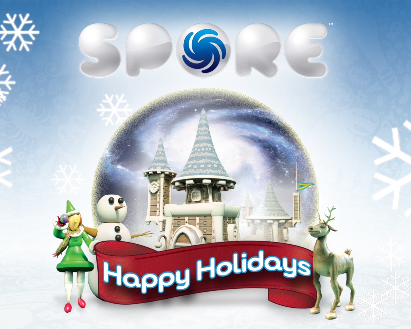 Happy Holidays wallpaper 1600x1280