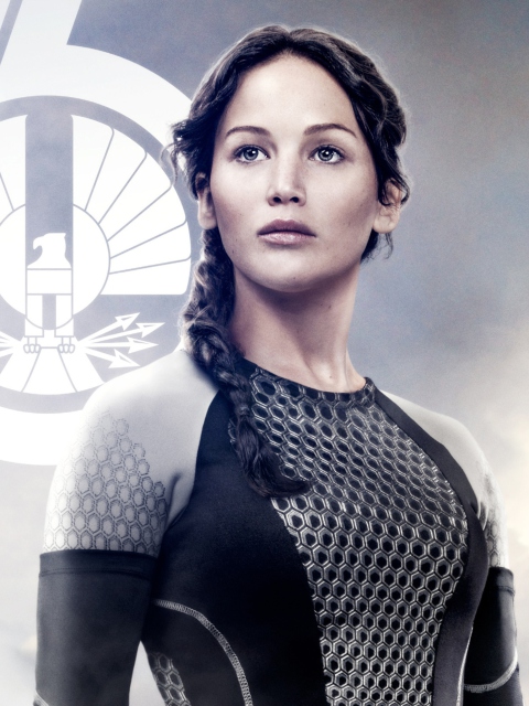 Sfondi Jennifer Lawrence In The Hunger Games Catching Fire 480x640