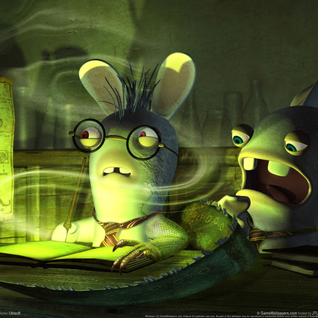 Screenshot №1 pro téma Rayman Raving Rabbids 2 1024x1024