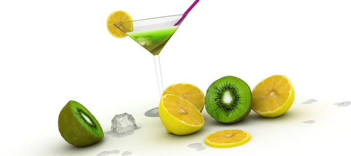 Das Fruit Cocktail Wallpaper 720x320