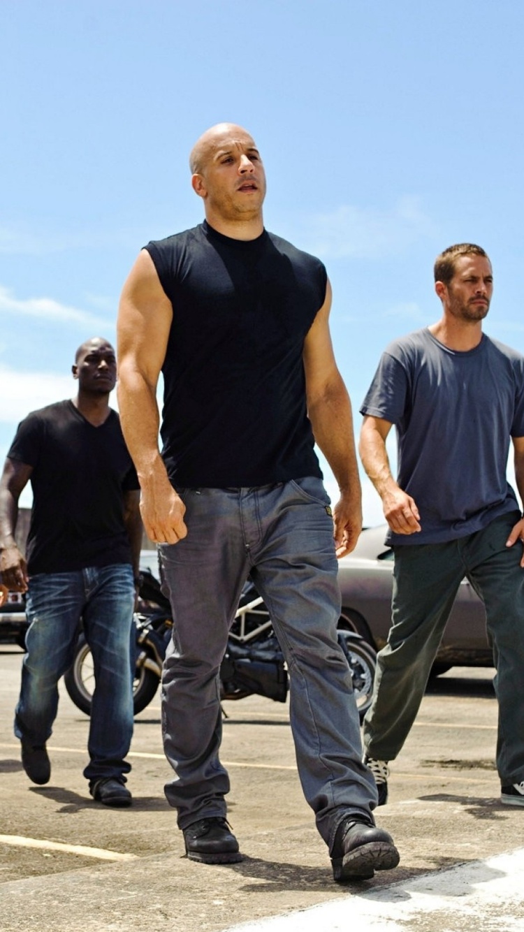 Fast and Furious 7 HD wallpaper 750x1334