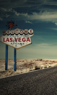Das Fabulous Las Vegas Nevada Wallpaper 240x400