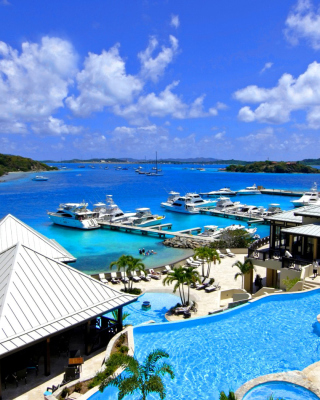 Caribbean, Scrub Island of the British Virgin Islands sfondi gratuiti per 176x220