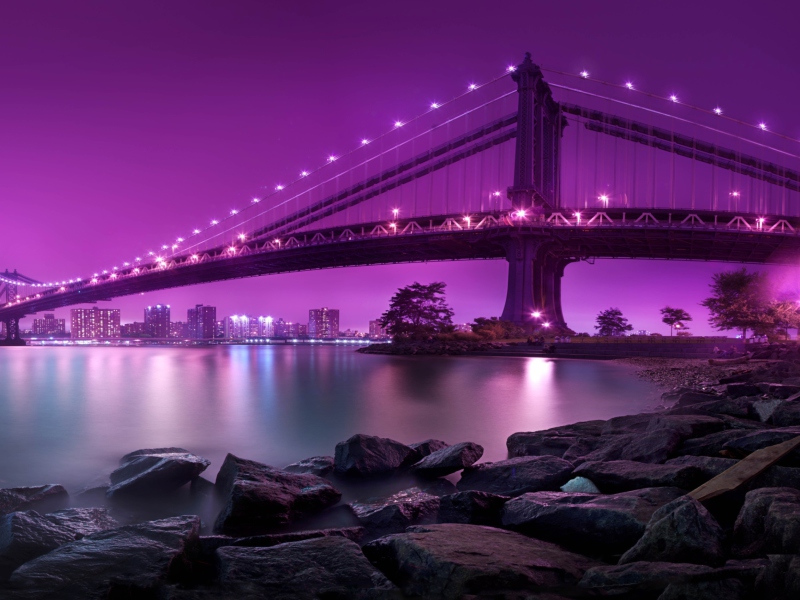 Manhattan Bridge New York City screenshot #1 800x600