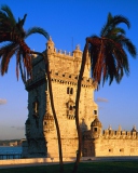Das Belem Tower Portugal Wallpaper 128x160