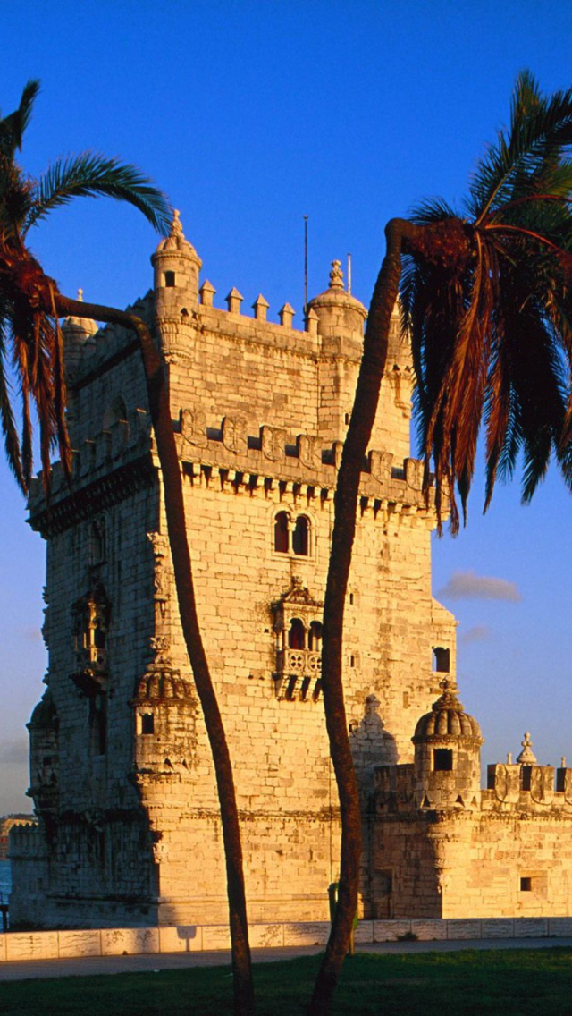 Fondo de pantalla Belem Tower Portugal 640x1136
