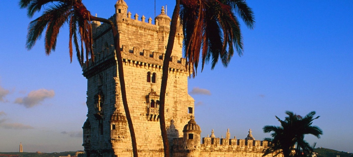 Fondo de pantalla Belem Tower Portugal 720x320