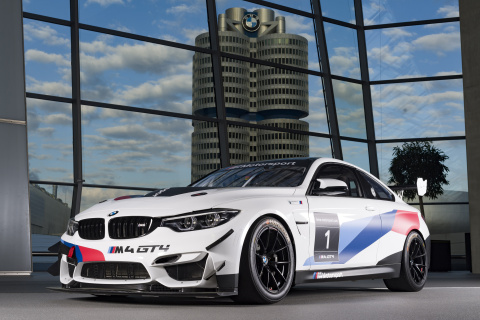 Fondo de pantalla BMW M4 GT4 2022 480x320