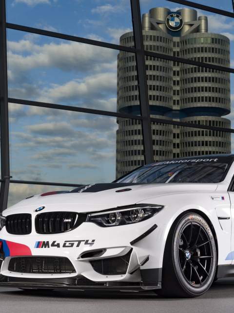 Fondo de pantalla BMW M4 GT4 2022 480x640