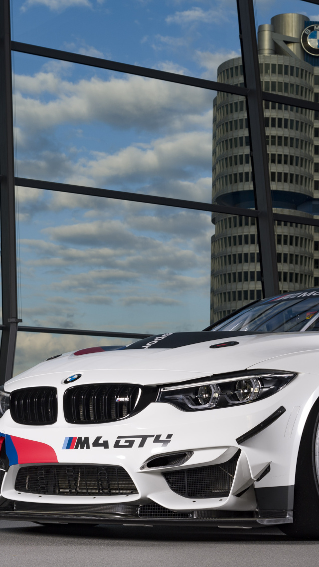 Fondo de pantalla BMW M4 GT4 2022 640x1136