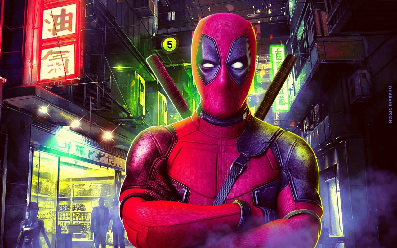 Das Deadpool Marvel Comics Poster Wallpaper 1280x800