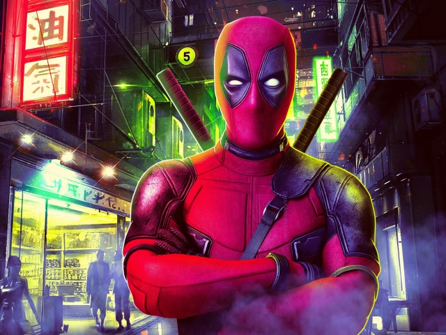 Das Deadpool Marvel Comics Poster Wallpaper 640x480