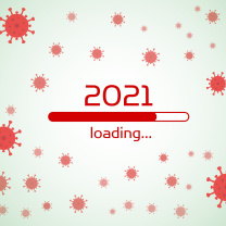 Fondo de pantalla 2021 New Year Loading 208x208
