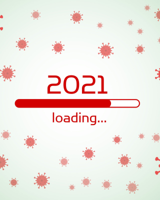 Обои 2021 New Year Loading на телефон Nokia 5233