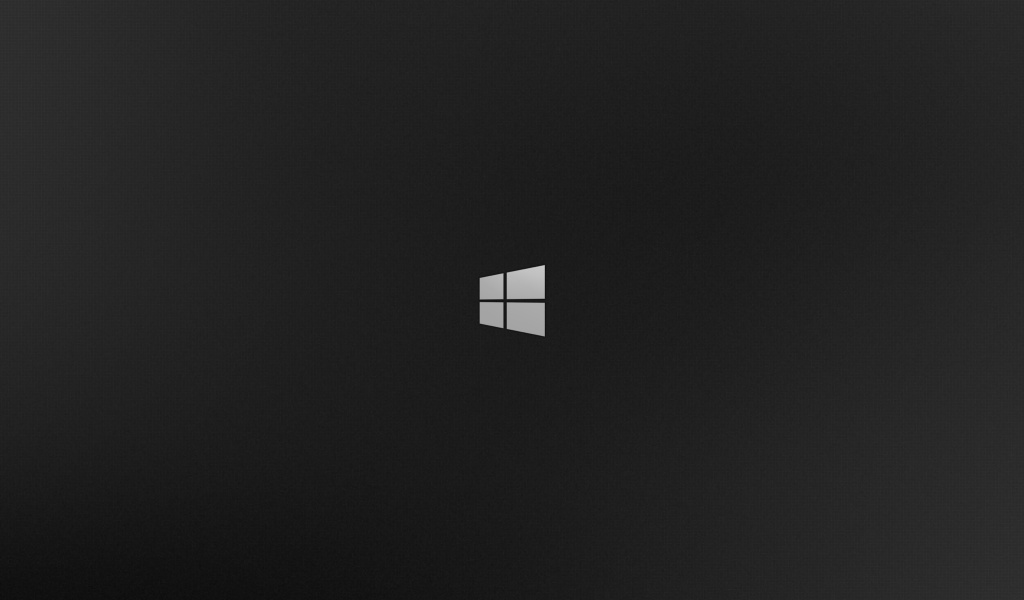 Windows 8 Black Logo wallpaper 1024x600