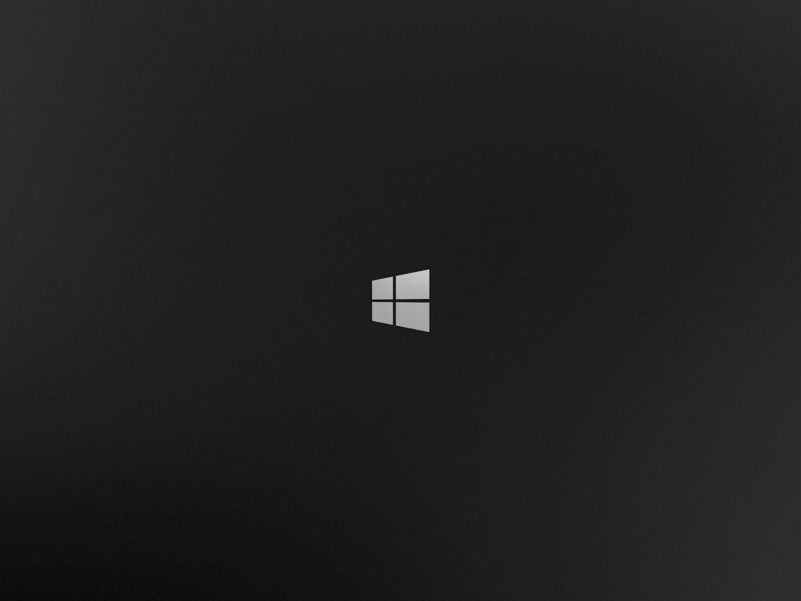 Обои Windows 8 Black Logo 1152x864