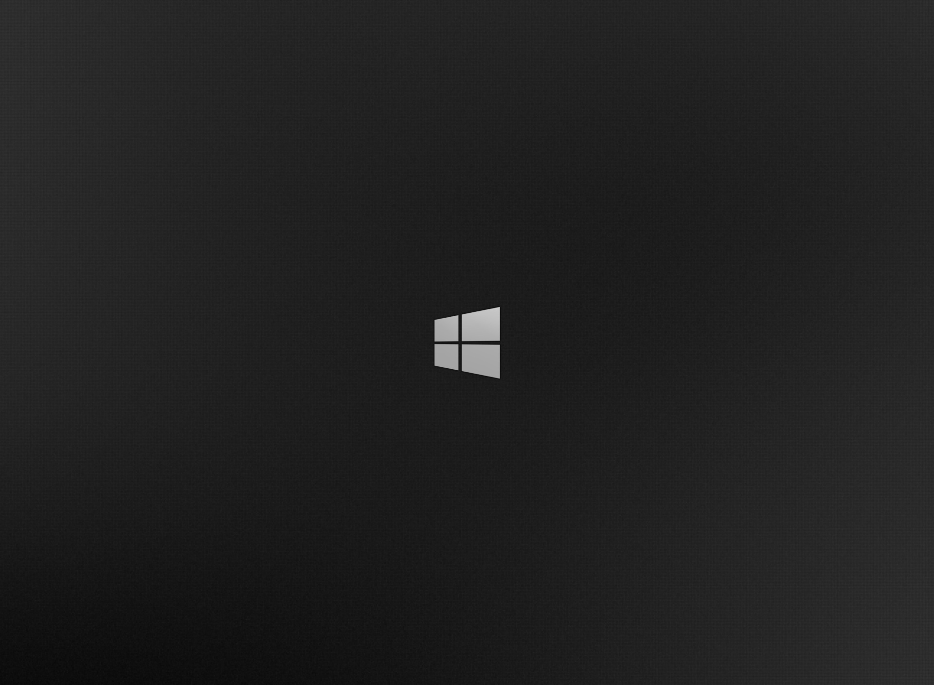 Das Windows 8 Black Logo Wallpaper 1920x1408